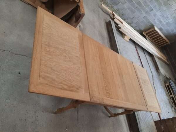 Table en chêne + 2 allonges – Image 6