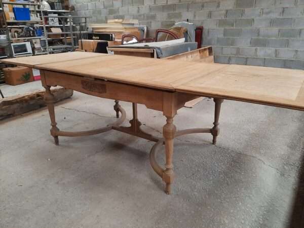 Table en chêne + 2 allonges – Image 3
