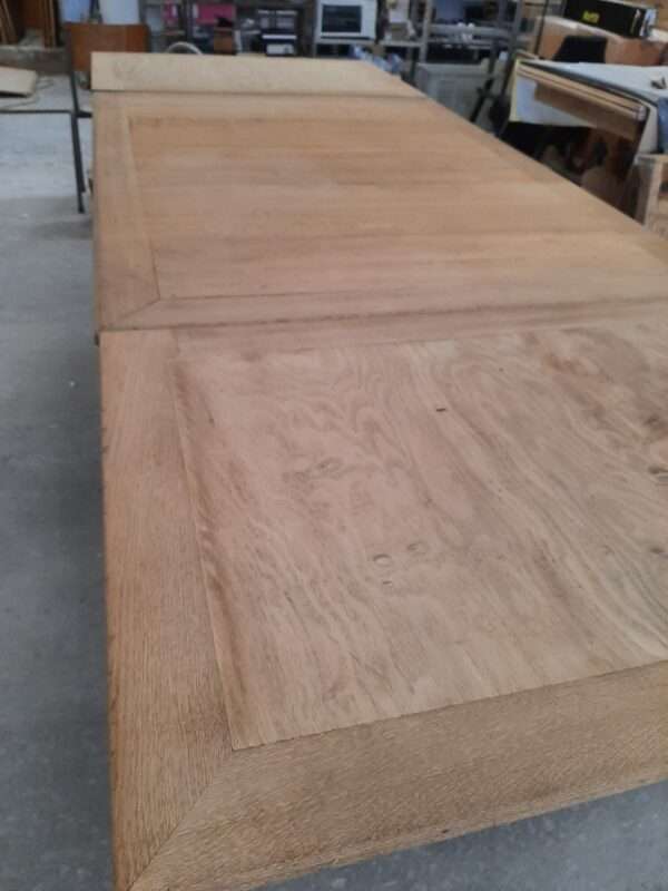 Table en chêne + 2 allonges – Image 5